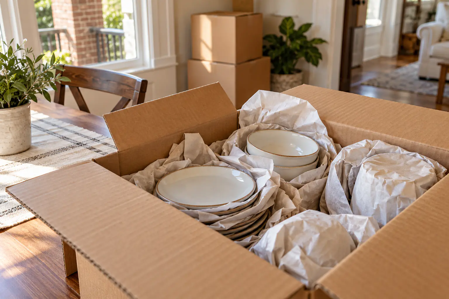 Dishes wrapped in packing paper in Lebanon, TN Dishes wrapped in packing paper in Lebanon, TN